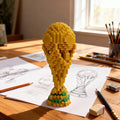 Soccer & Basketball World Cup Trophy Building Blocks Set – DIY Sports Model Assembly Toy for Kids and Teens