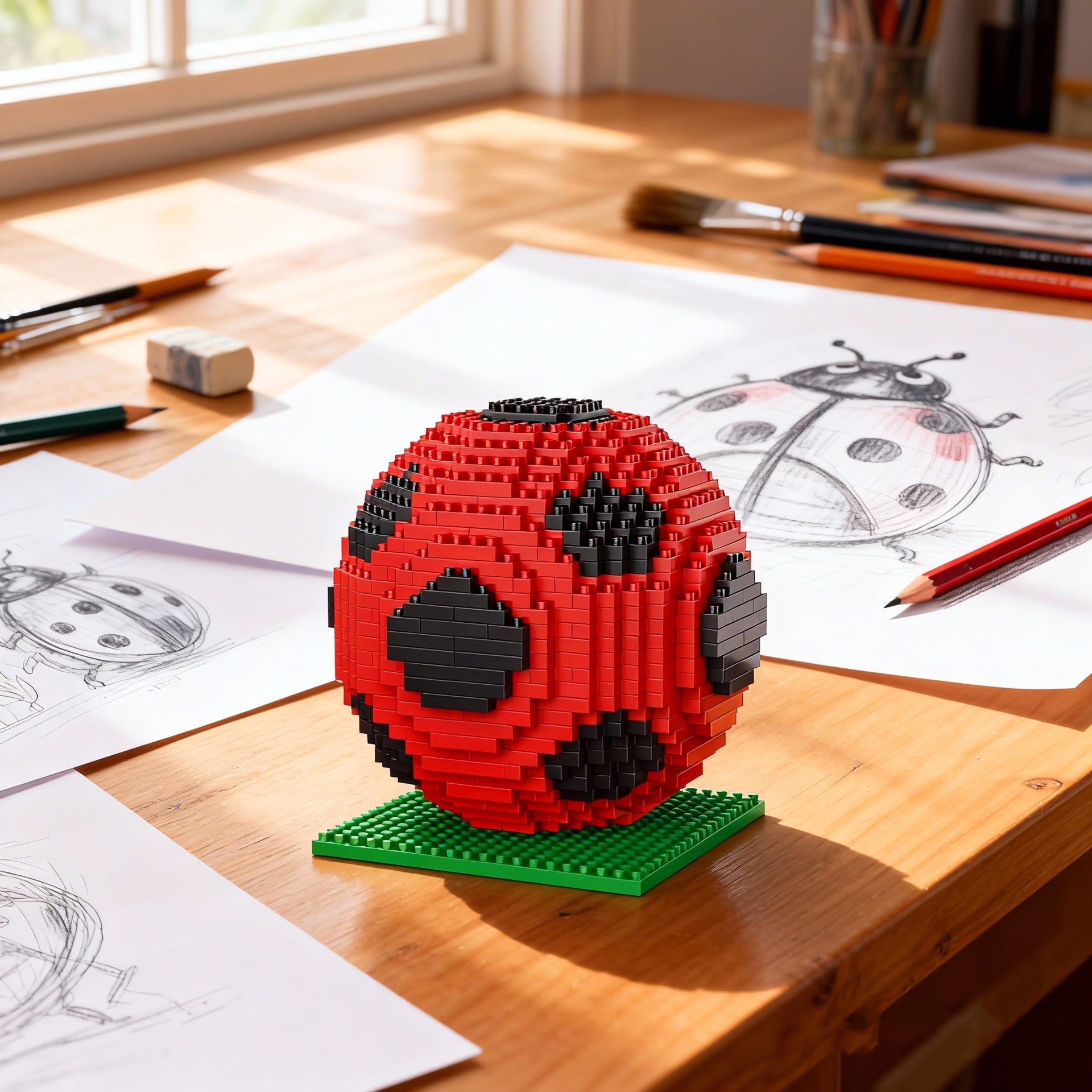 Soccer & Basketball World Cup Trophy Building Blocks Set – DIY Sports Model Assembly Toy for Kids and Teens