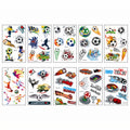 World Cup Soccer & Rugby Temporary Face Tattoo Stickers – 10 Pack